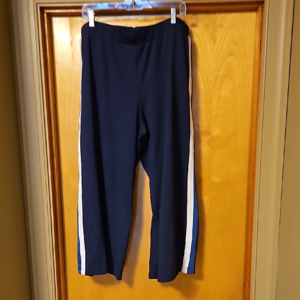 Petite Navy Stephanies Ponte Pant - Picture 2 of 4